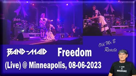 Band Maid Freedom Live Minneapolis Reaction Youtube