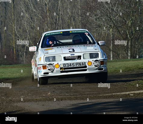 Ford Sierra RS Cosworth, Race Retro, Rally stage, Sunday 24th February ...