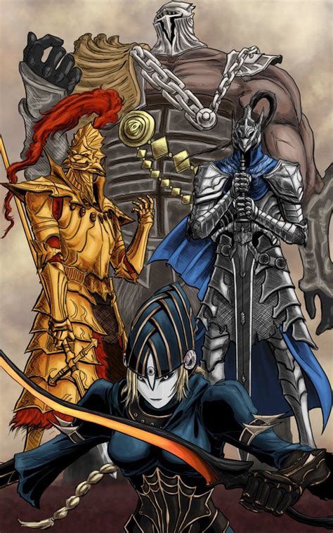 Dark Souls The Four Knights By MenasLG On DeviantArt Dark Souls 4