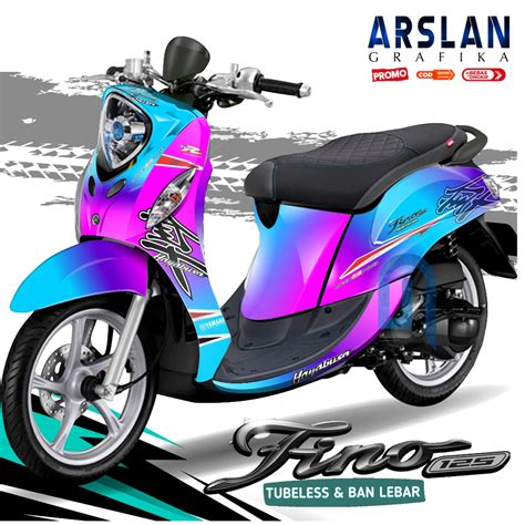 Jual Decal Fino 125 New Grande Full Body Variasi Desain Hayabusa