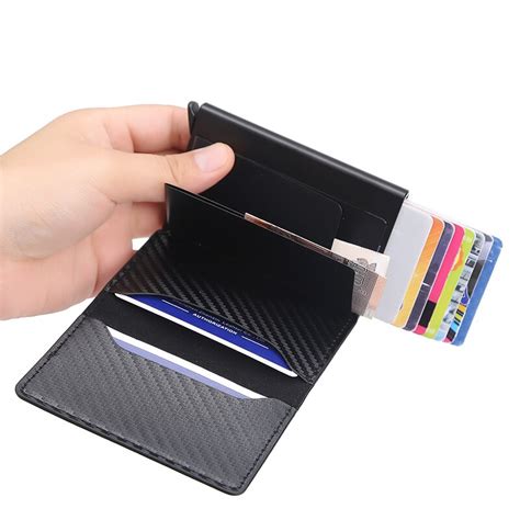 Carbon Fiber Rfid Blocking Mannen Creditcardhouder Grandado