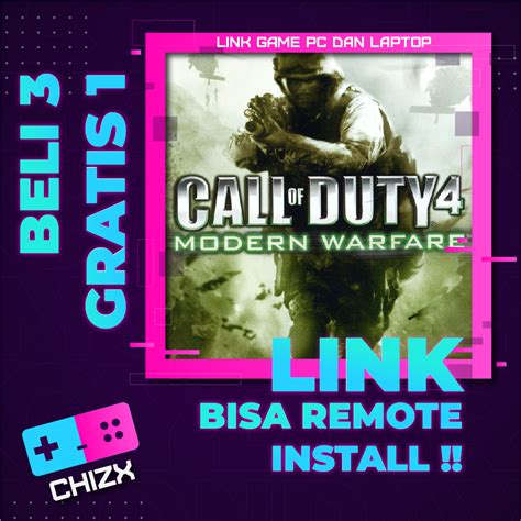 Jual Call Of Duty 4 Modern Warfare Game Pc Game Laptop Link