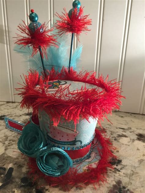 Mini Top Hat Mad Hatter Tea Party Hat Colorful Unique Fascinator Tea