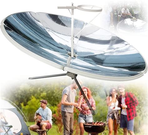 Amazon Concentrating Solar Cooker W Portable Parabolic Solar