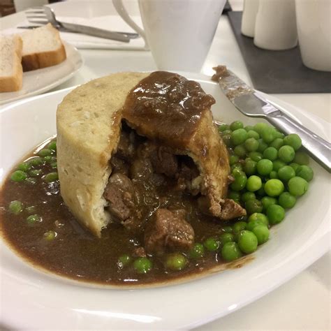 Proper Traditional Suet Steamed Steak Kidney Pudding Steak And