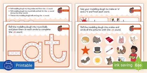 Grade Phonics At Modelling Dough Playmats Twinkl