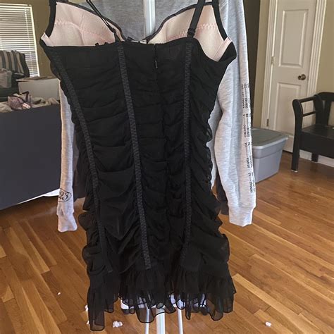 Victoria S Secret Black Lingerie Super Cute Ruched Depop