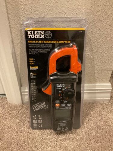 Klein Tools Cl Ac Dc True Rms Auto Ranging Digital Clamp