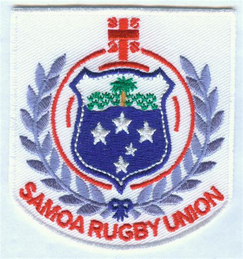 Samoa National Rugby Union Team Badge Iron On Embroidered | Etsy