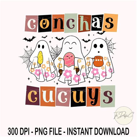 Conchas Cucuys Png Ghost Png Halloween Png Spanish Halloween Png