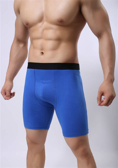 Men‘s Cotton Sexy Pro Underwear Compression Man Boxers虎窝淘