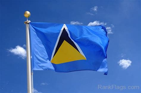 Saint Lucia National Flag - RankFlags.com – Collection of Flags