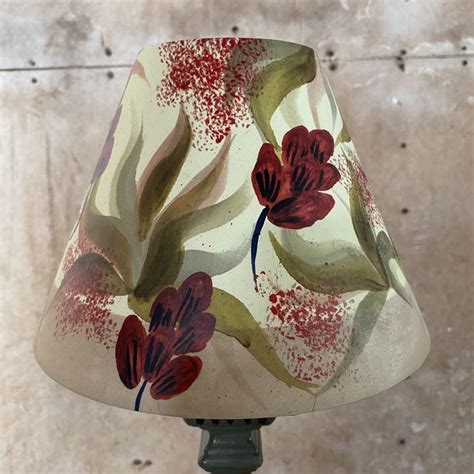 Lupin A Bloomsbury Printed Lampshade From A Hand Painted Design