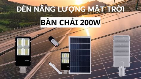 Đèn năng lượng mặt trời 200w Đèn năng lượng mặt trời TDL