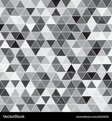 Seamless Triangle Pattern Geometric Texture Vector Image