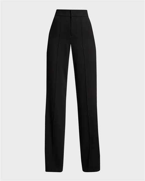 Alice Olivia Dylan High Waist Wide Leg Pants Neiman Marcus