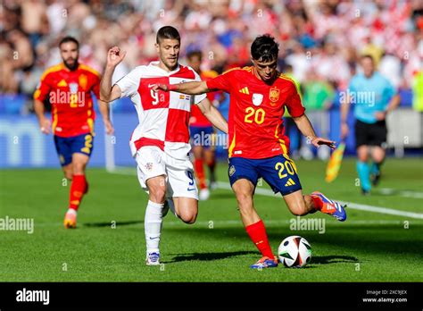 Berlin Germany Th June Andrej Kramaric Of Croatia Competes