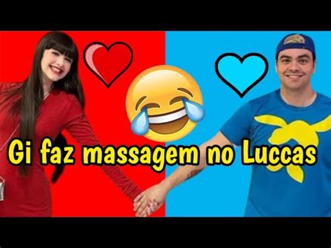 Gi Alparone Cuidando Do Luccas Neto Nos Bastidores Do Show Youtube