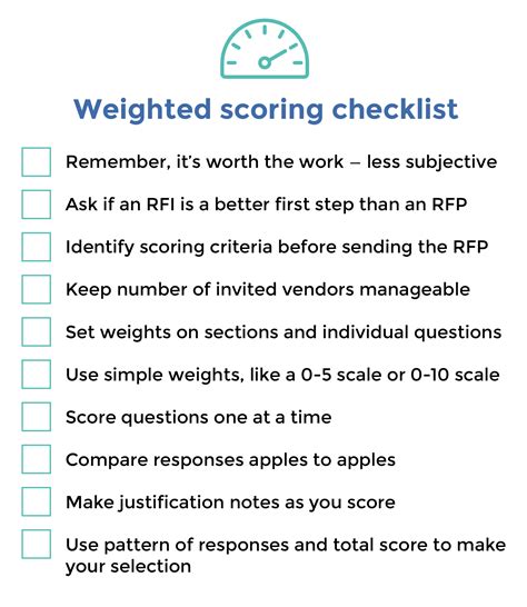 The Easy Way To Do Rfp Scoring Templates Examples Tips Rfp360