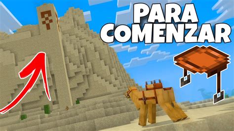 SEMILLA DE MINECRAFT CON CAMELLOS PARA INICIAR UN SURVIVAL