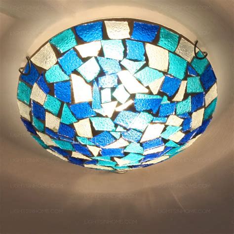 Blue Ceiling Lights And Stained Glass 40-49W | Blue ceilings, Tiffany ...