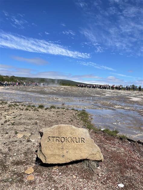 Strokkur El G Iser Activo M S Impactante De Islandia Parada Y Fonda De