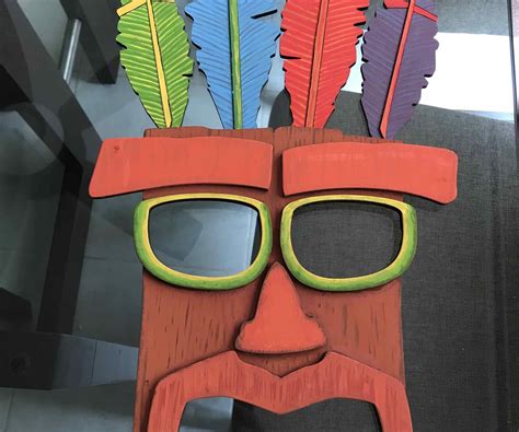 Aku Aku Mask Crash Bandicoot 3 Steps Instructables