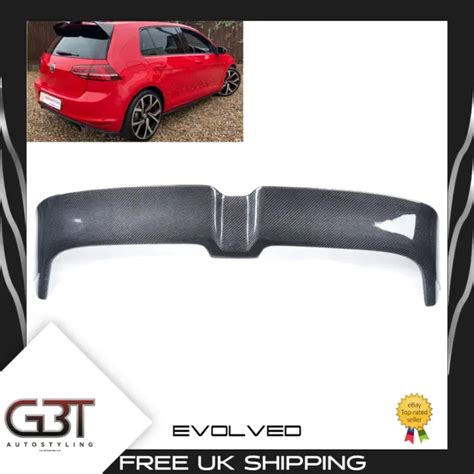 Vw Golf R Mk7 Mk75 Gtd Gti Boot Spoiler Carbon Fibre Oettinger Style