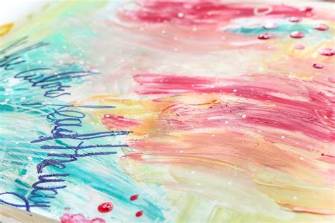 Shimmerz Paints: Abstract Finger-painting using AcriTonez and Pastes ...