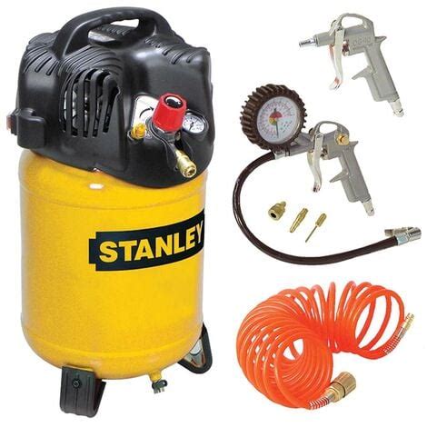 Stanley Kit Compresseur Compresseur D Air Sans Huile Vertical Ch