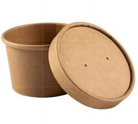 250 Ml Kraft Paper Food Container At Rs 65piece In Ahmedabad Id 2850112353130