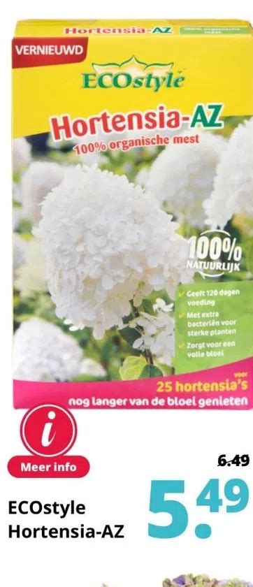 Ecostyle Hortensia Az Aanbieding Bij Groenrijk