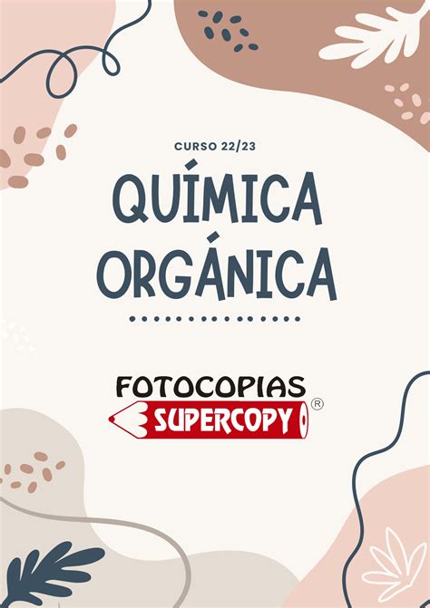 Química orgánica Supercopy