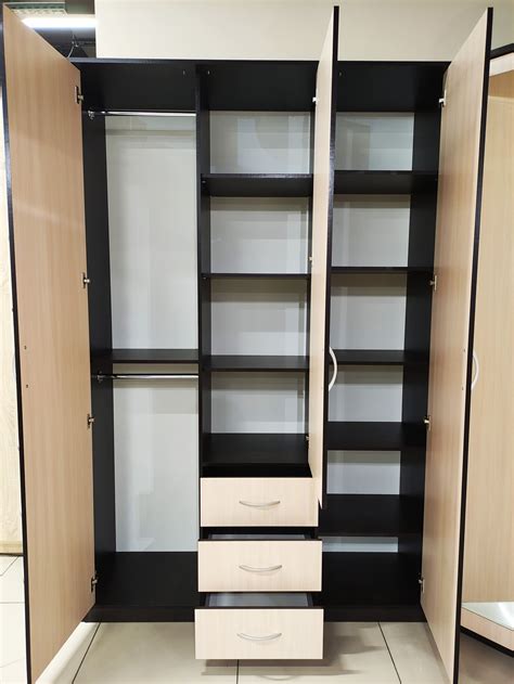 Шкаф комбинированный «Дуэт люкс» без зеркала в цвете Венге/Млечный Дуб ...