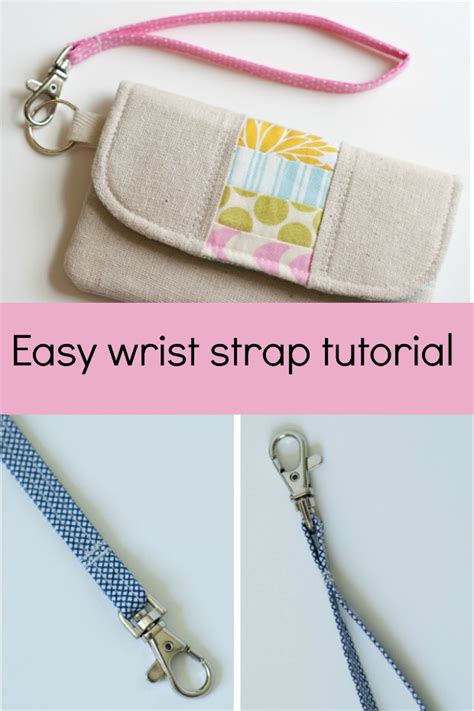 Easy Wristlet Strap sewing tutorial - Sew Modern Bags