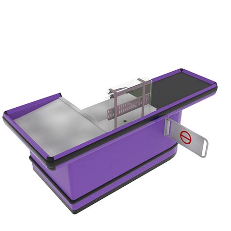 Checkout Counter With Conveyor Belt And Platform Buy Left Right