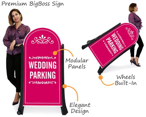 Wedding Parking Sign