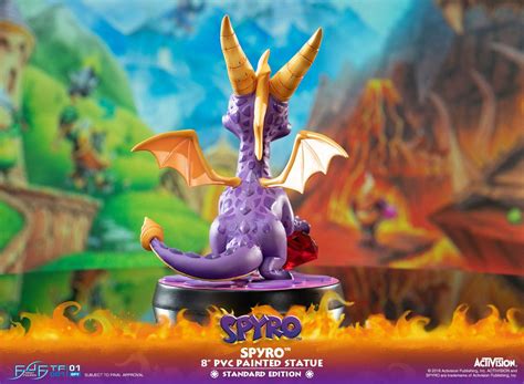 Spyro The Dragon Pvc Spyro Statue 20 Cm First 4 Figures Poptoysit