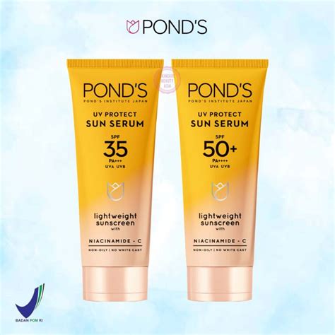 PONDS UV Protect Sun Serum SPF35 SPF50 PA UVA UVB Lightweight