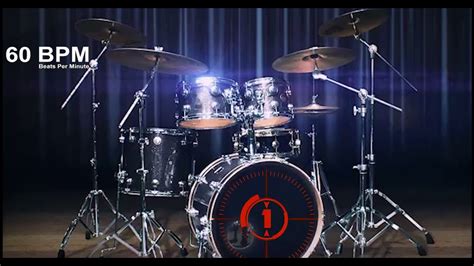 60 BPM Simple Straight Beat Drum Track Practice With Me YouTube