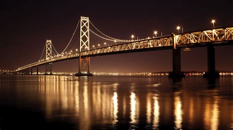 Night Bridge Photo Of Bay At Backgrounds | JPG Free Download - Pikbest