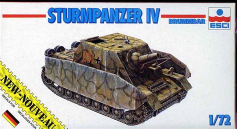 ESCI - 8311 - 8065 - Sturmpanzer IV (Pz. IV "Brummbär") - 1/72 Scale Model