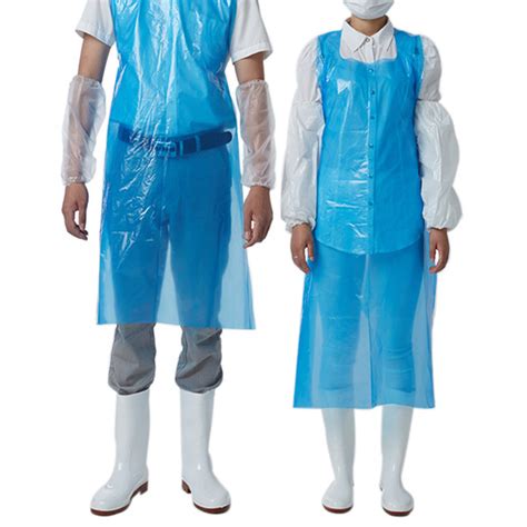 China Pe Disposable Plastic Aprons Waterproof Medical Apron China