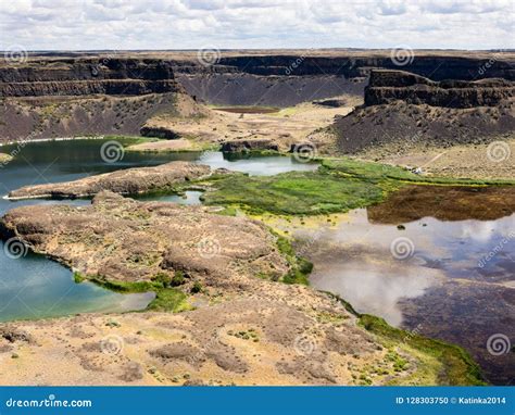 Dry Falls State Park in Eastern Washington Stock Photo - Image of ...