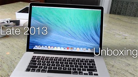 New Retina Macbook Pro Unboxing 15 Inch And Review Late 2013 Youtube