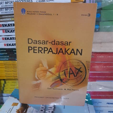 Jual Buku Dasar Dasar Perpajakan Edisi Tahun By Prof Dr