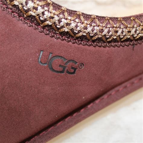 Ugg Shoes Ugg Tasman Mens Suede Slippers Burgundy New Poshmark