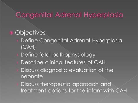 Congenital Adrenal Hyperplasia Newborn