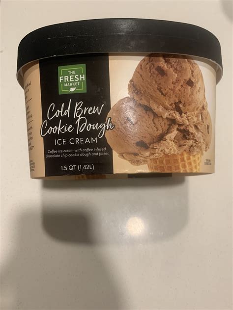 The Fresh Market Cold Brew Cookie Dough Ice Cream The Fresh Market