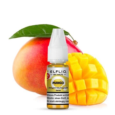 Elfbar Elfliq Mango Nic Salts Ml Mg Ml Oder Mg Ml Oxyzig